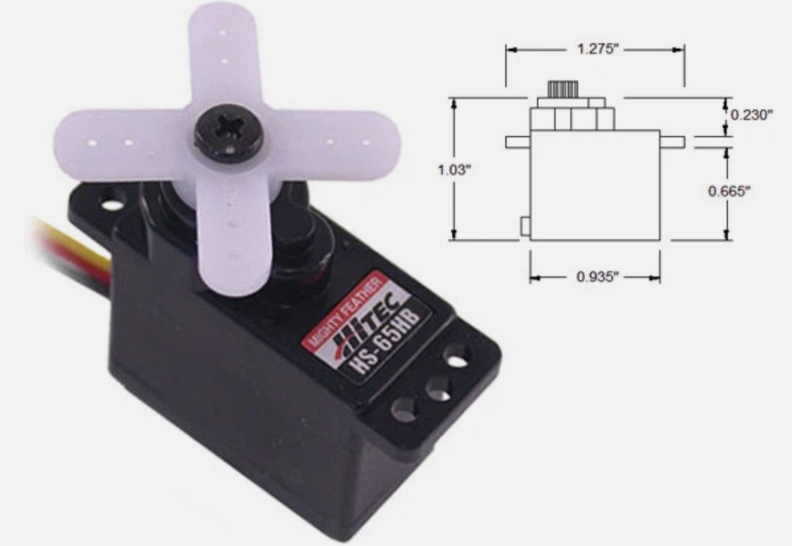 Hitec HS-65HB Mighty Micro Universal Servo HS65 65HB Karbonite HRC33065