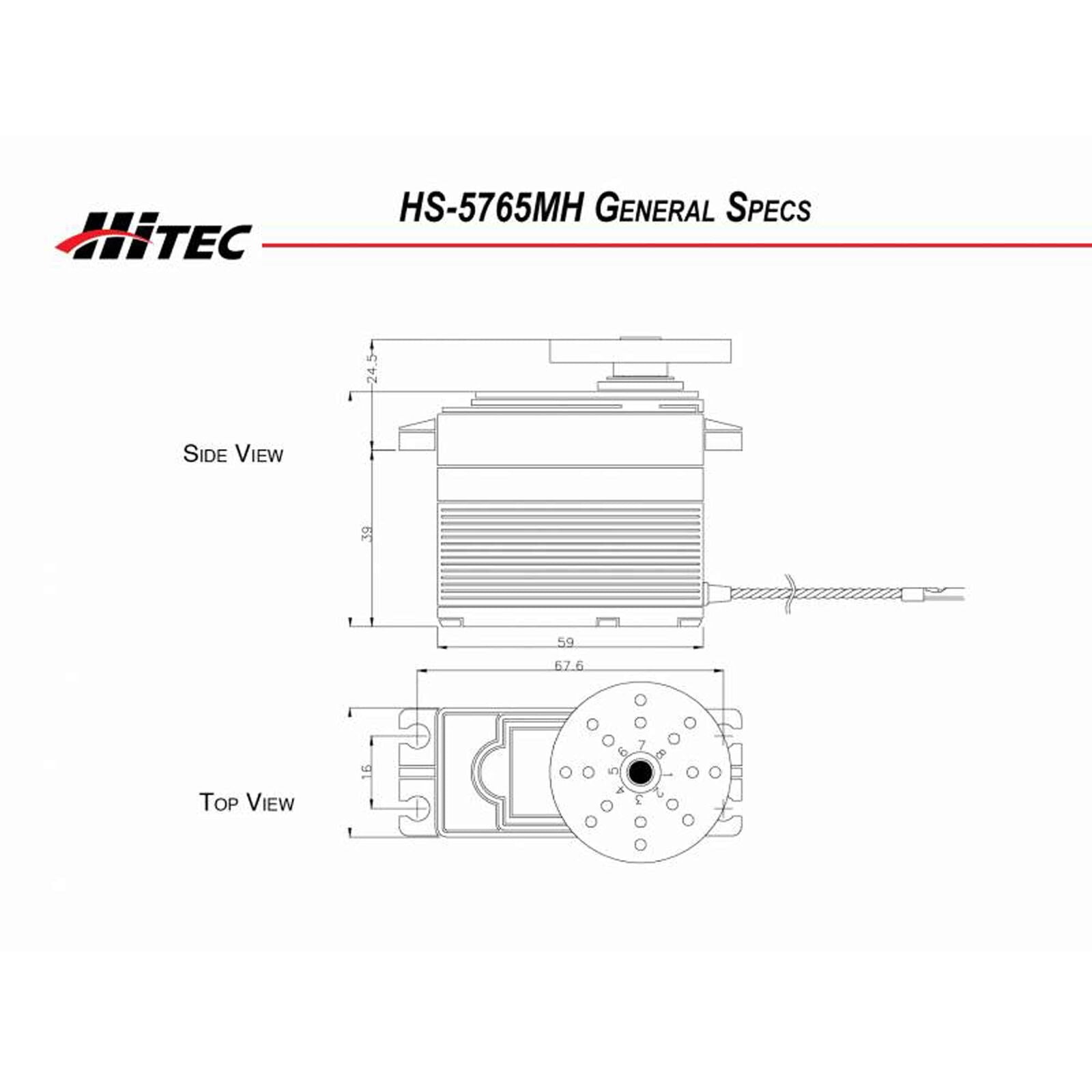 HS-5765MH Giant Scale Digital HV Metal Gear Servo