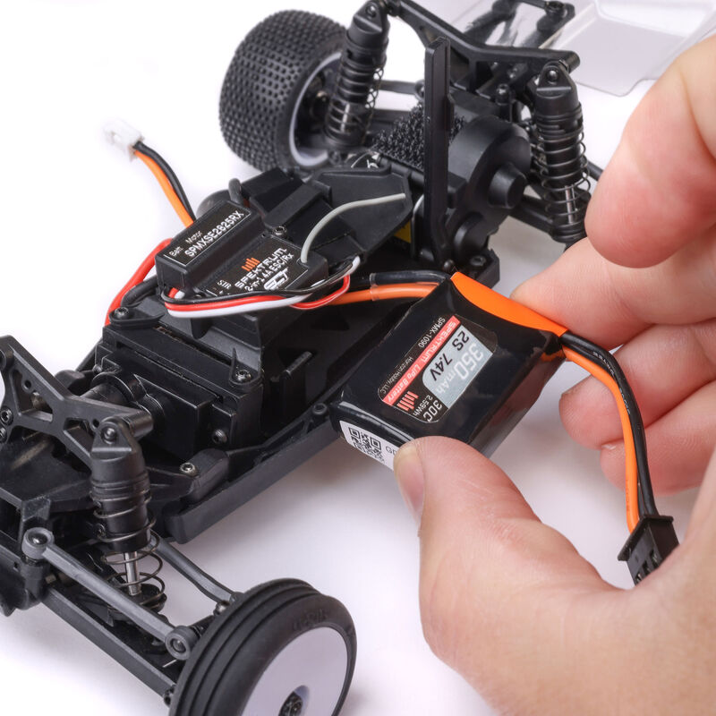 Losi Micro-B 2.0 1/24 RTR 2WD Buggy (Silver) w/2.4GHz Radio, Battery & Charger