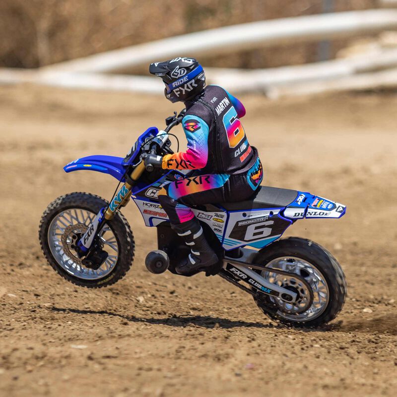 Losi Promoto-MX RTR 1/4 Brushless Motorcycle (ClubMX) w/2.4GHz DX3PM Radio & MS6X System