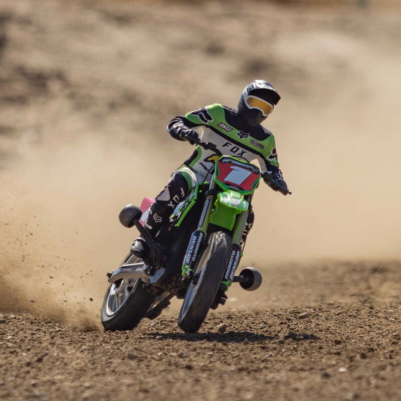 Losi Promoto-MX RTR 1/4 Brushless Dirt Bike (Pro-Circuit) w/2.4GHz DX3PM Radio, MS6X & Battery & Charger