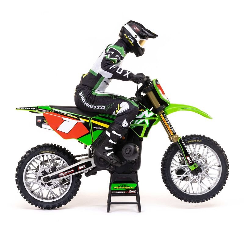 Losi Promoto-MX RTR 1/4 Brushless Dirt Bike (Pro-Circuit) w/2.4GHz DX3PM Radio, MS6X & Battery & Charger
