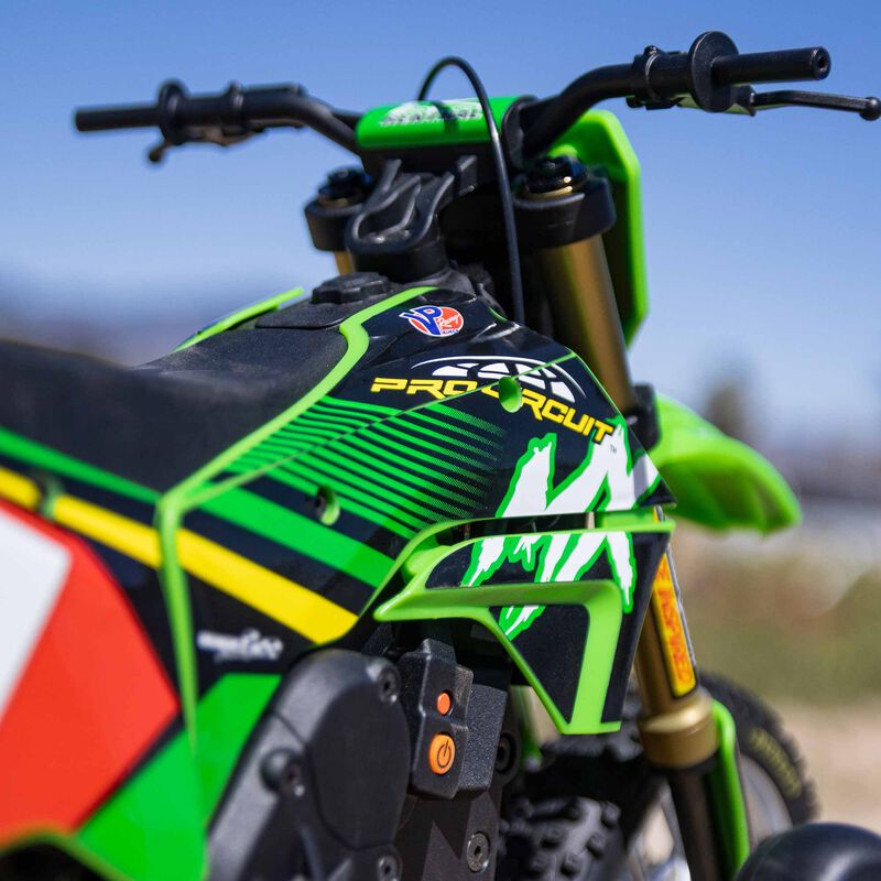 Losi Promoto-MX RTR 1/4 Brushless Dirt Bike (Pro-Circuit) w/2.4GHz DX3PM Radio, MS6X & Battery & Charger