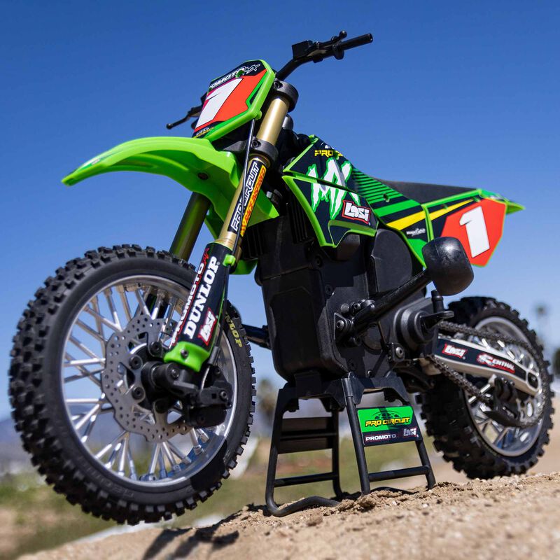Losi Promoto-MX RTR 1/4 Brushless Dirt Bike (Pro-Circuit) w/2.4GHz DX3PM Radio, MS6X & Battery & Charger
