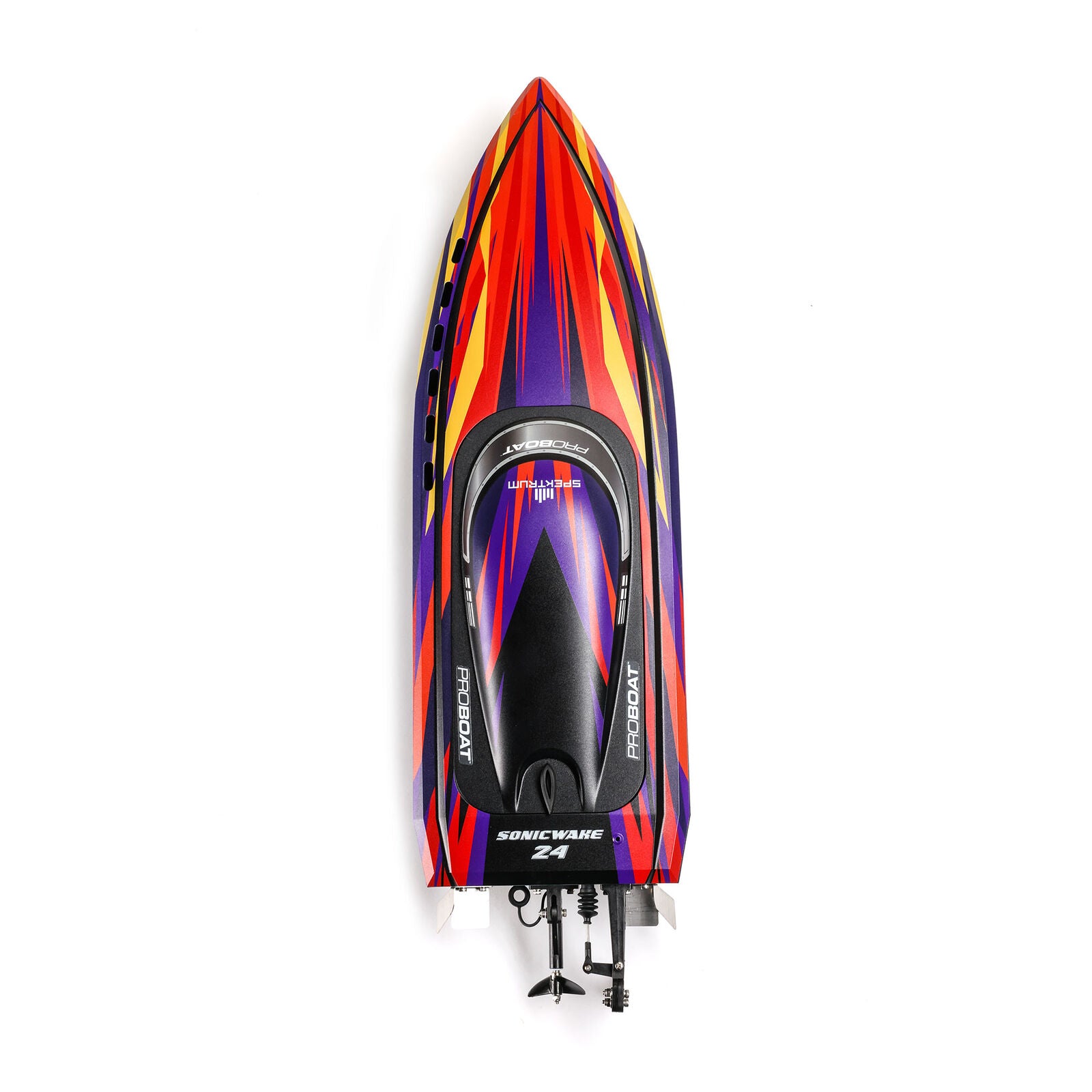 Pro Boat(Red) Sonicwake 24” Self-Righting Brushless Deep-V RTR