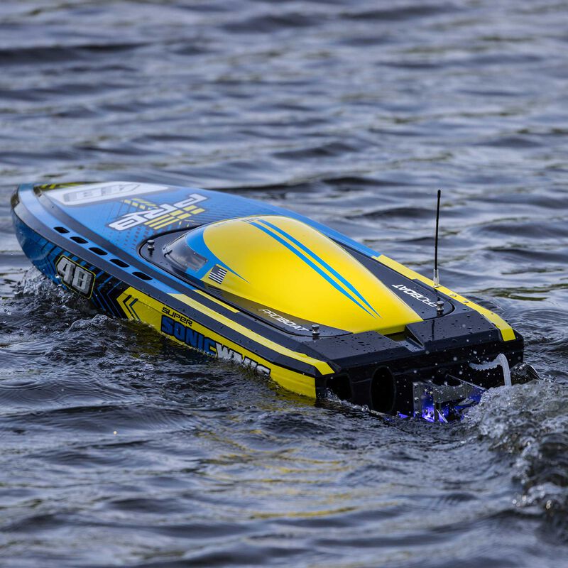 Pro Boat Super Sonicwake 48" 8S Brushless Deep-V RTR Self-Righting Boat w/DX3 2.4GHz Radio
