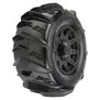 Pro-Line Dumont 3.8" Pre-Mounted Truck Tires (2) (Black) (Z3) w/Raid 8x32 Removable Hex Wheels