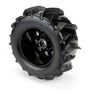 Pro-Line Dumont 3.8" Pre-Mounted Truck Tires (2) (Black) (Z3) w/Raid 8x32 Removable Hex Wheels