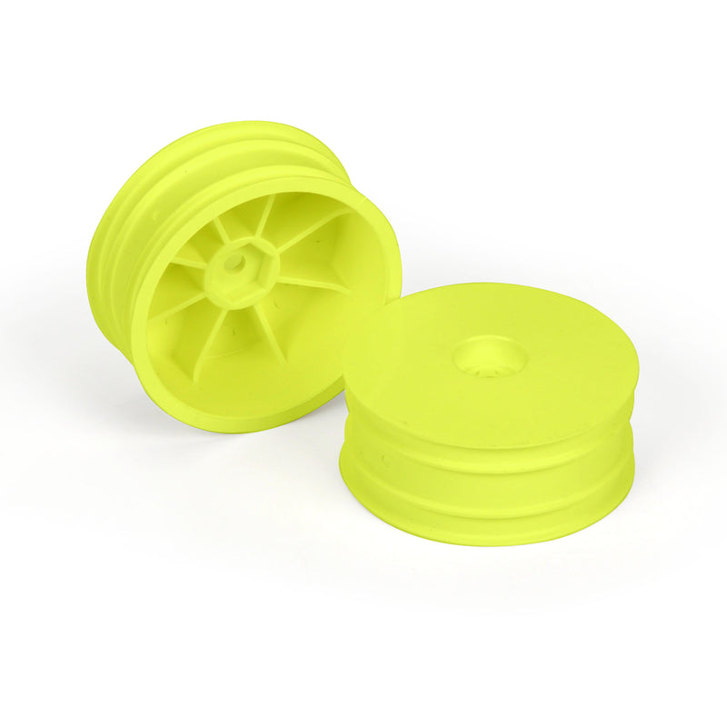 Pro-Line Velocity 2.2" Front Wheels (2) (B6/RB6) (Yellow) w/12mm Hex