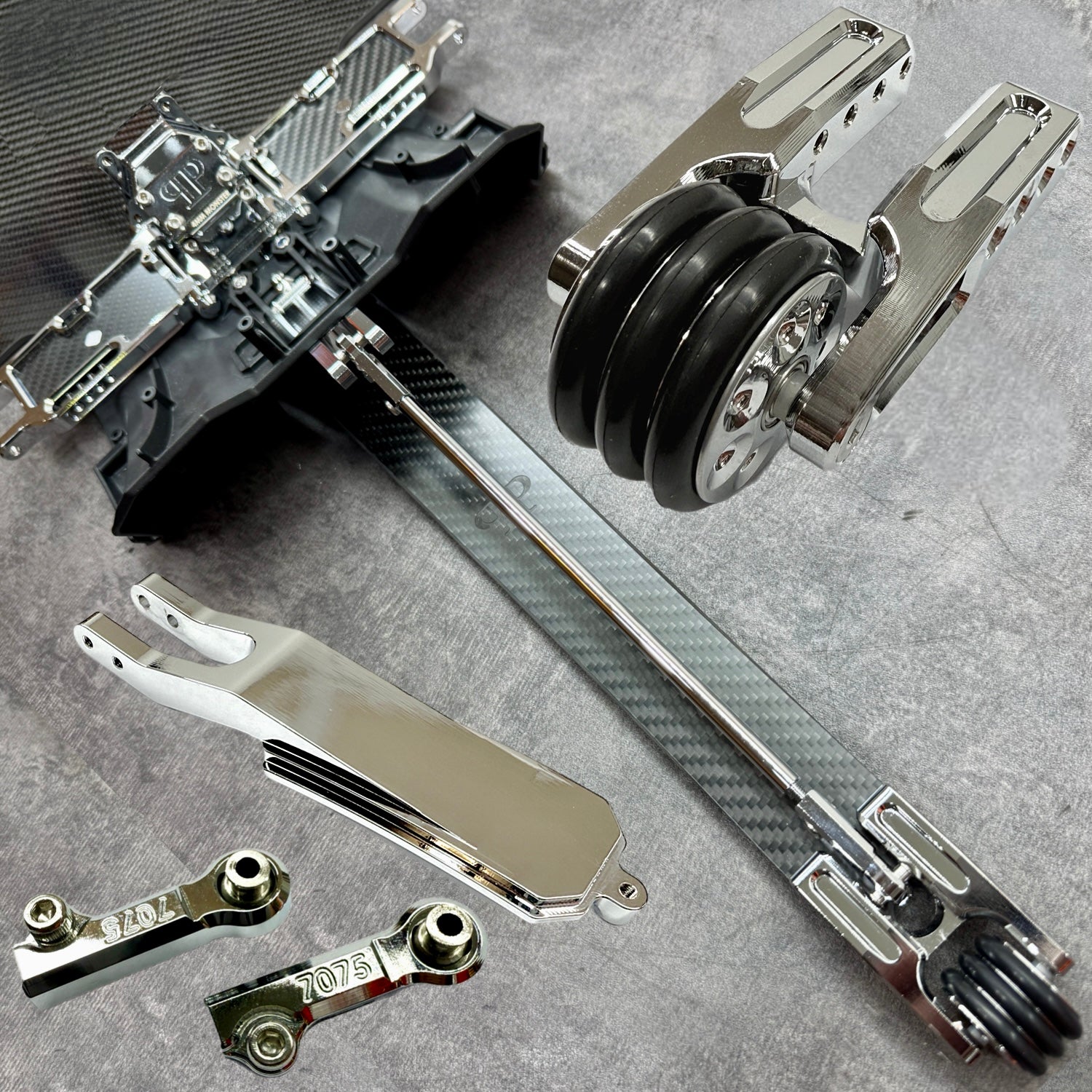Perfect Pass Wheelie Bar for ARRMA 1/7 Limitless, Infraction, Felony Drag Racing