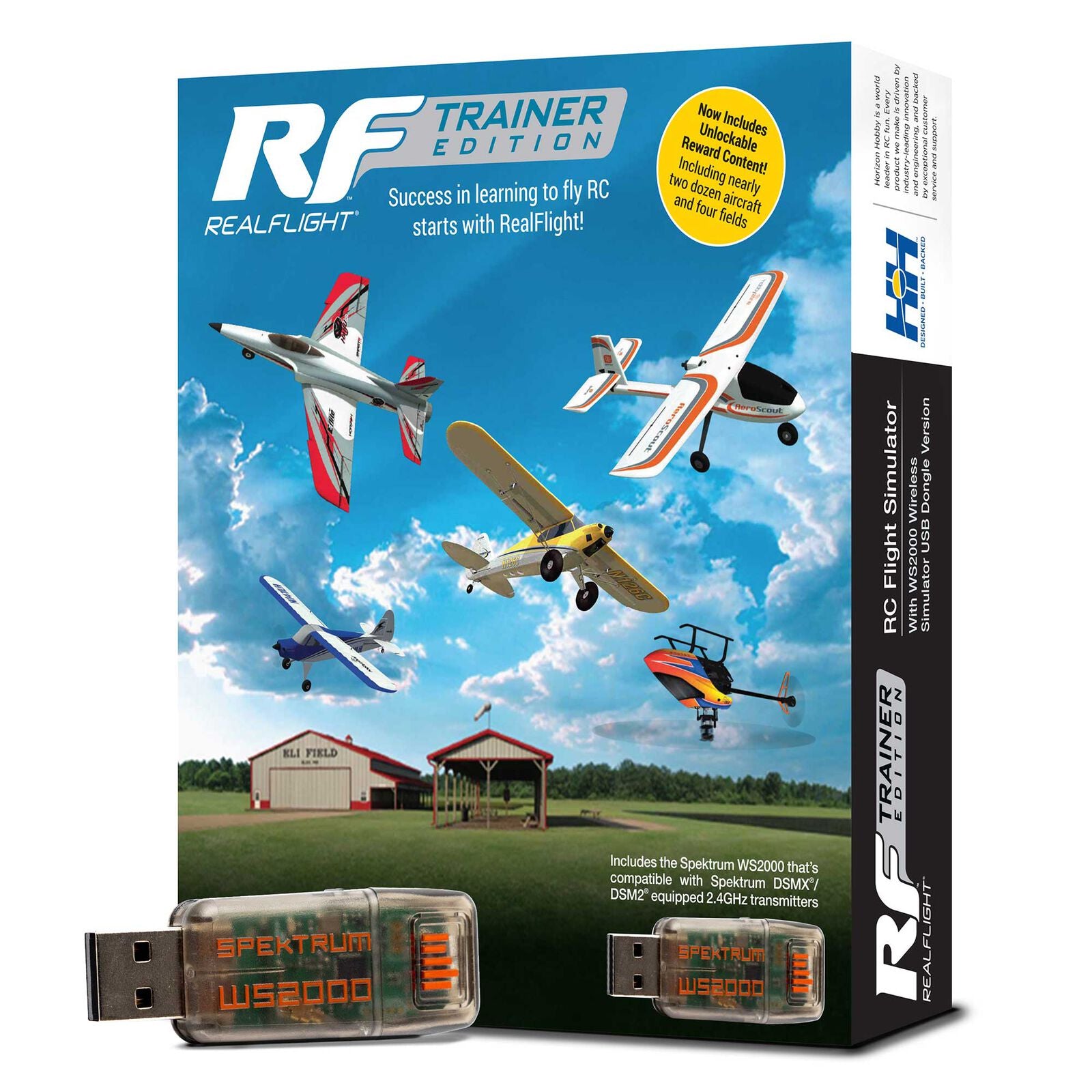 RealFlight Trainer Edition Flight Simulator w/WS2000 Wireless USB Dongle