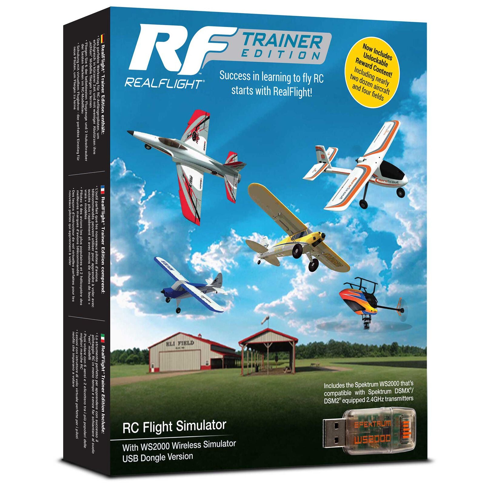 RealFlight Trainer Edition Flight Simulator w/WS2000 Wireless USB Dongle