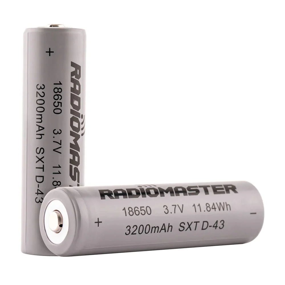 RadioMaster 18650 LiIo Battery (2) (3.7V/3200mAh)