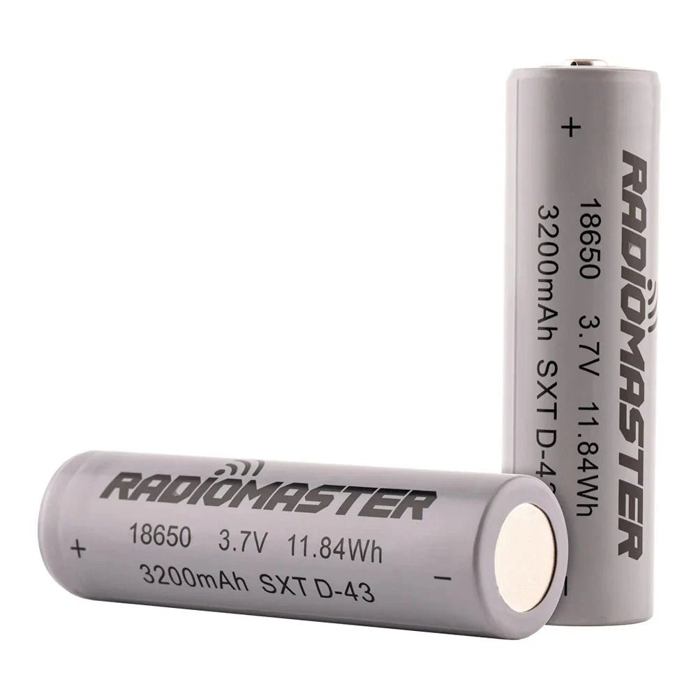 RadioMaster 18650 LiIo Battery (2) (3.7V/3200mAh)