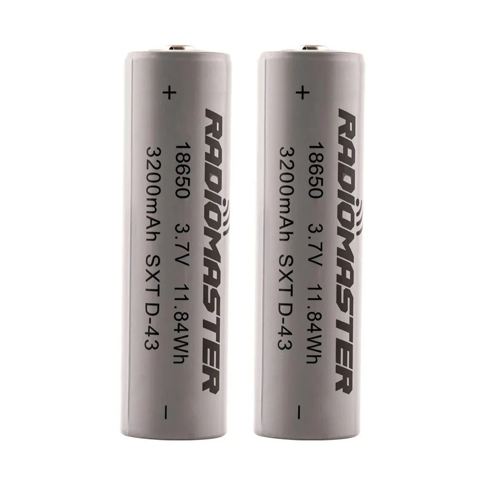 RadioMaster 18650 LiIo Battery (2) (3.7V/3200mAh)