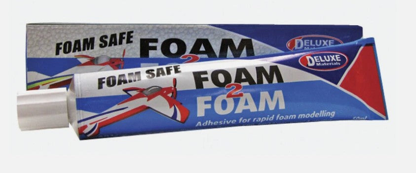 DELUXE Foam 2 Foam, Foam Safe Glue 50ml: EPO, EPS, Wood # DLMAD34