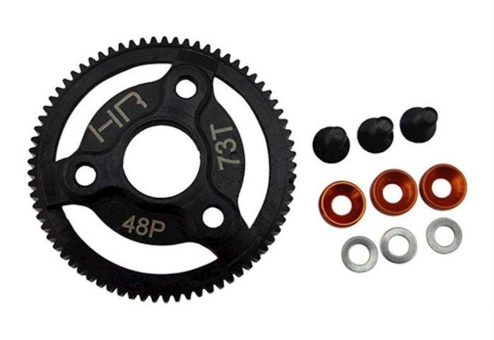Hot Racing 48P Hardened Steel Spur Gear for Traxxas 2WD