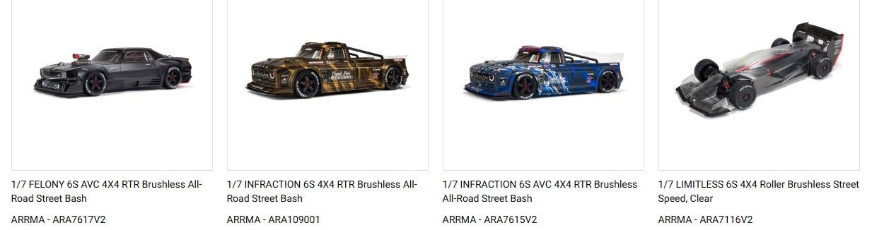 Arrma AR330338 Shock Rod End Set (2) Kraton 6S BLX Talion Typhon Senton