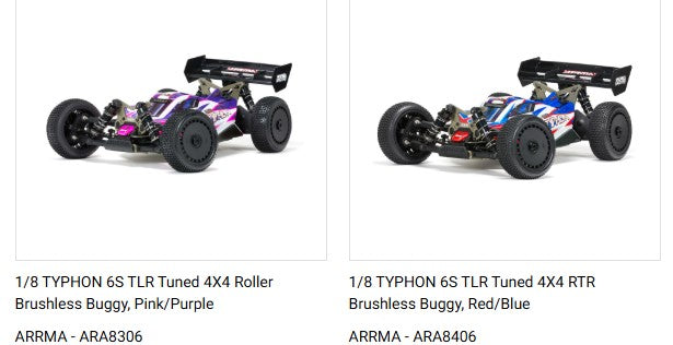 Arrma AR330338 Shock Rod End Set (2) Kraton 6S BLX Talion Typhon Senton