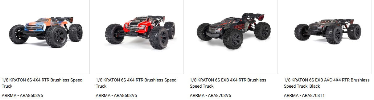 Arrma Kraton EXB Steel Rear / Front Suspension Mount