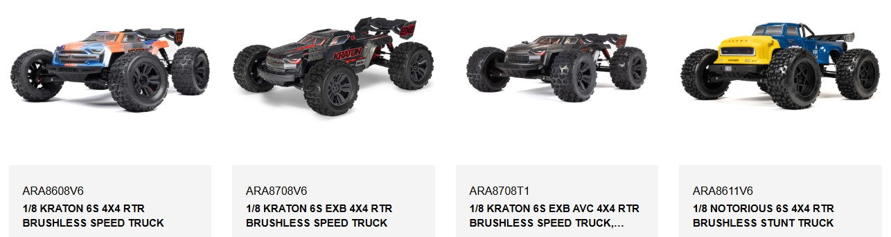 ARRMA ARA-1528 Wheelie Bar Set 1/8 KRATON 6S , 1/8 NOTORIOUS 6S