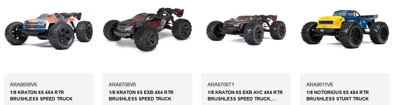 ARRMA ARA-1528 Wheelie Bar Set 1/8 KRATON 6S , 1/8 NOTORIOUS 6S