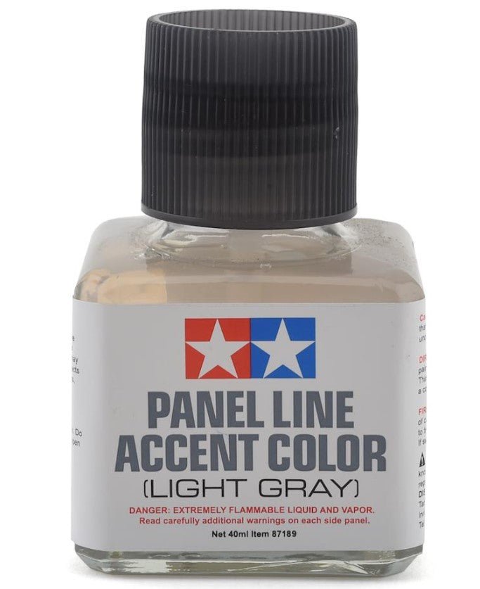 Tamiya Panel Line Accent Color (Light Grey) (40ml)