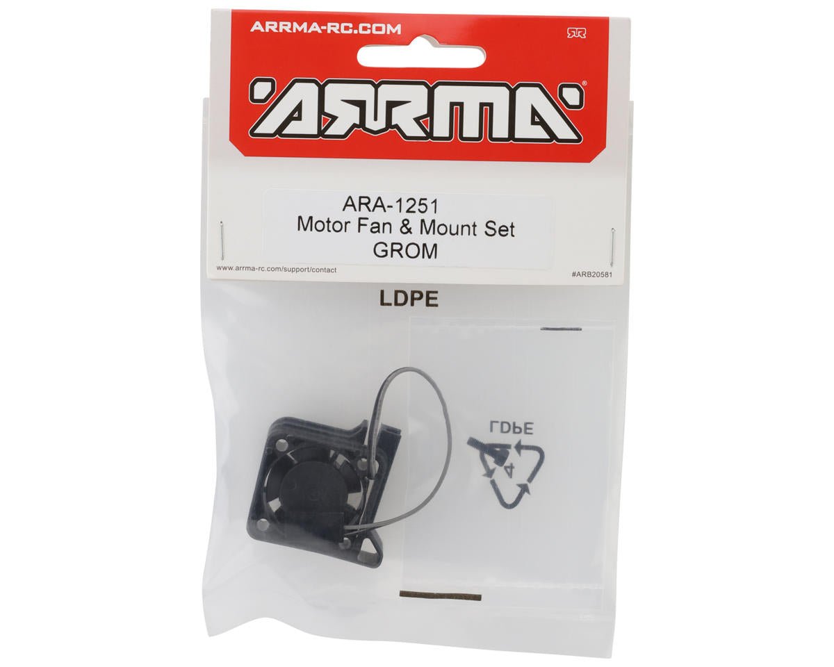 Arrma ARA-1251 Motor Fan & Mount Set For Grom