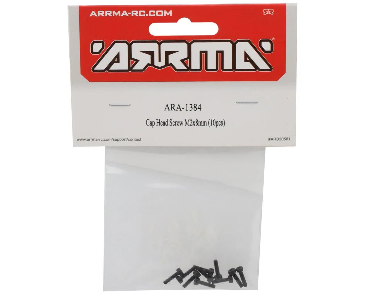 Arrma 2X8mm Cap Head Screws (10)