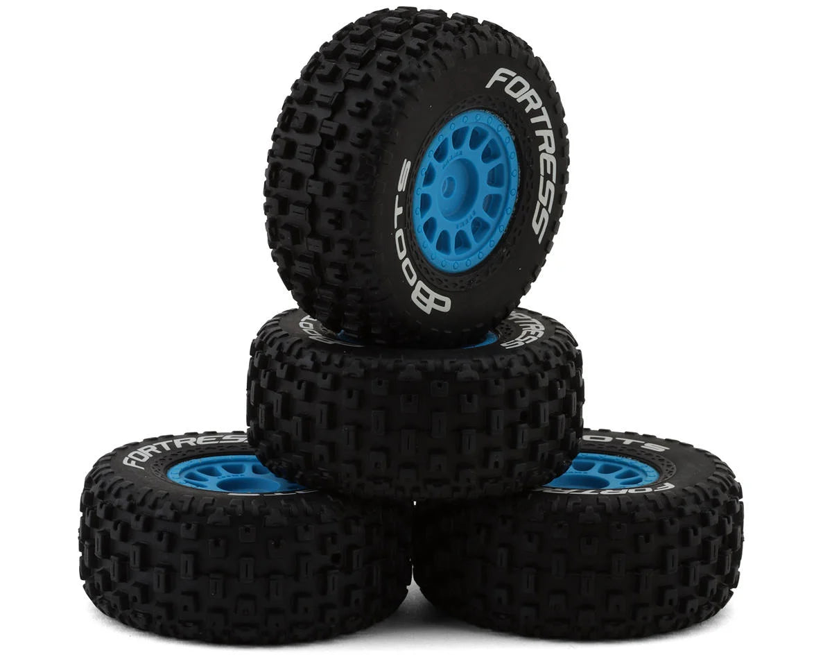 ARRMA dBoots 'FORTRESS' Glued Tire Set For 1/16 MOJAVE GROM