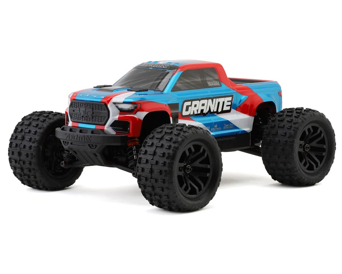 Arrma Granite Grom MEGA 4WD 380 Brushed 1/18 Monster Truck RTR (Blue) w/SLT2 2.4GHz Radio, Battery & Charger
