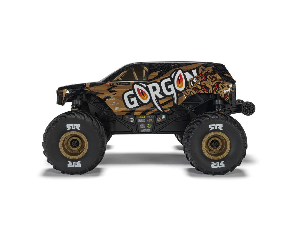 Arrma Gorgon Grom 4x4 1/16 RTR Brushed Monster Truck (Bronze) w/SLT2 2.4GHz Radio, Battery & Charger