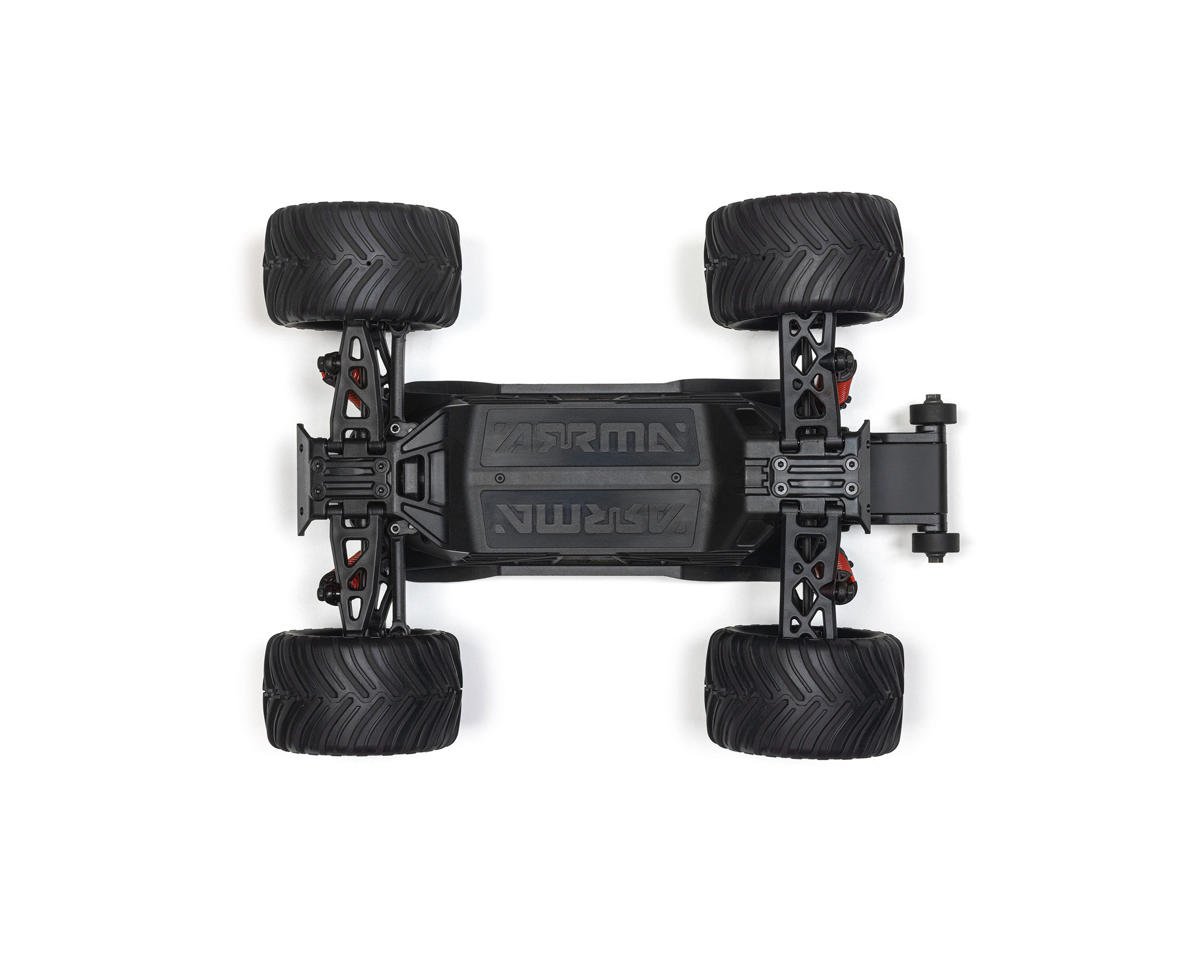 Arrma Quake Grom 4x4 1/16 RTR Brushed Monster Truck (Red) w/SLT2 2.4GHz Radio, Battery & Charger