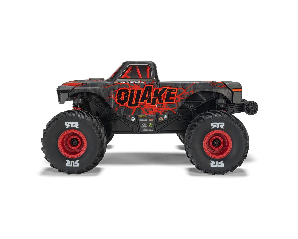 Arrma Quake Grom 4x4 1/16 RTR Brushed Monster Truck (Red) w/SLT2 2.4GHz Radio, Battery & Charger
