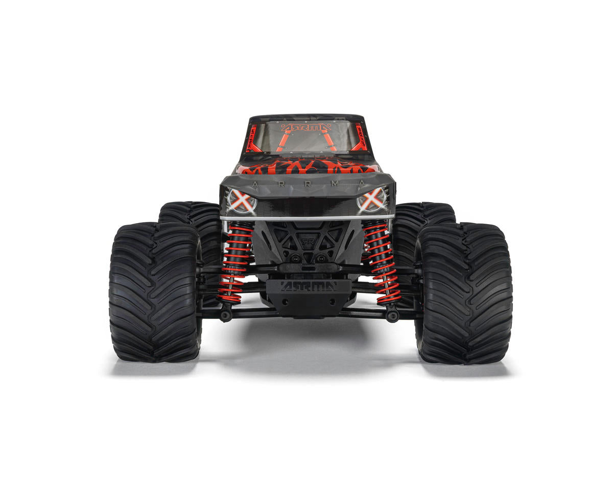 Arrma Quake Grom 4x4 1/16 RTR Brushed Monster Truck (Red) w/SLT2 2.4GHz Radio, Battery & Charger