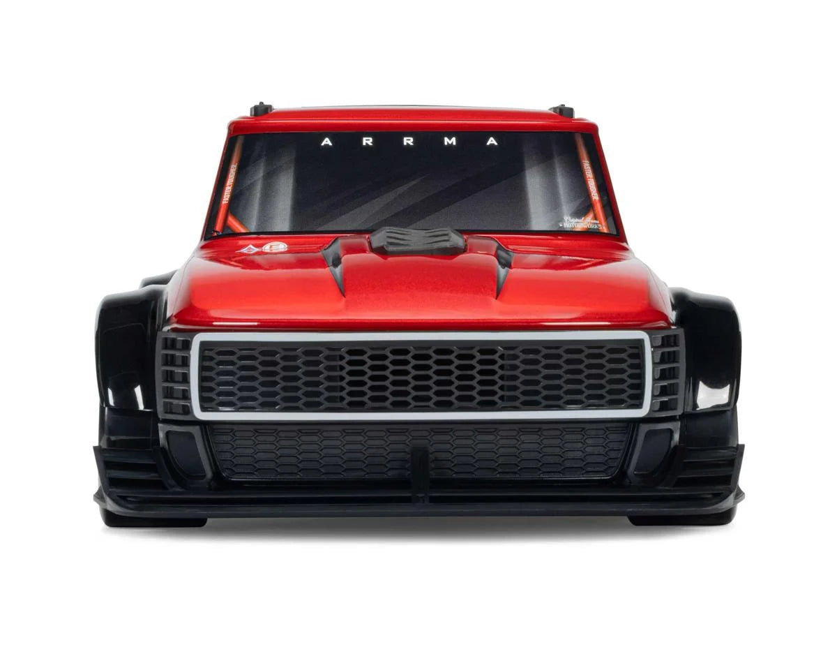 Arrma Infraction Grom 3S BLX 1/12 4WD RTR Brushless Street Bash Truck (Red/Black) w/2.4GHz Radio, DSC, Battery & Charger