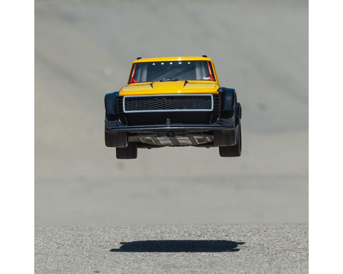 Arrma Infraction Grom 3S BLX 1/12 4WD RTR Brushless Street Bash Truck (Yellow/Black) w/2.4GHz Radio, DSC, Battery & Charger