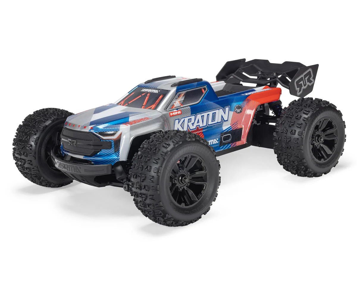 Arrma Mini Kraton 3S BLX 4X4 1/16 RTR Brushless Speed Monster Truck w/2.4GHz Radio, 3S LiPo Battery & Charger