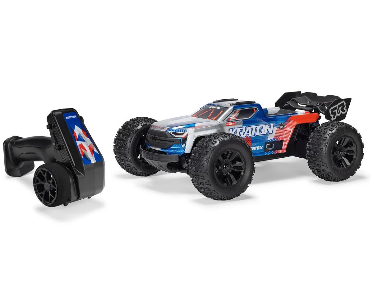Arrma Mini Kraton 3S BLX 4X4 1/16 RTR Brushless Speed Monster Truck w/2.4GHz Radio, 3S LiPo Battery & Charger