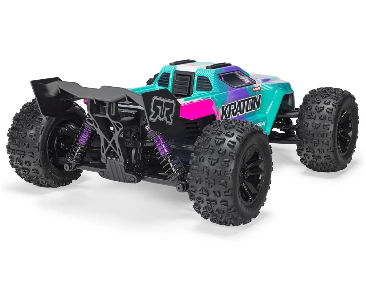 Arrma Mini Kraton 3S BLX 4X4 1/16 RTR Brushless Speed Monster Truck w/2.4GHz Radio, 3S LiPo Battery & Charger
