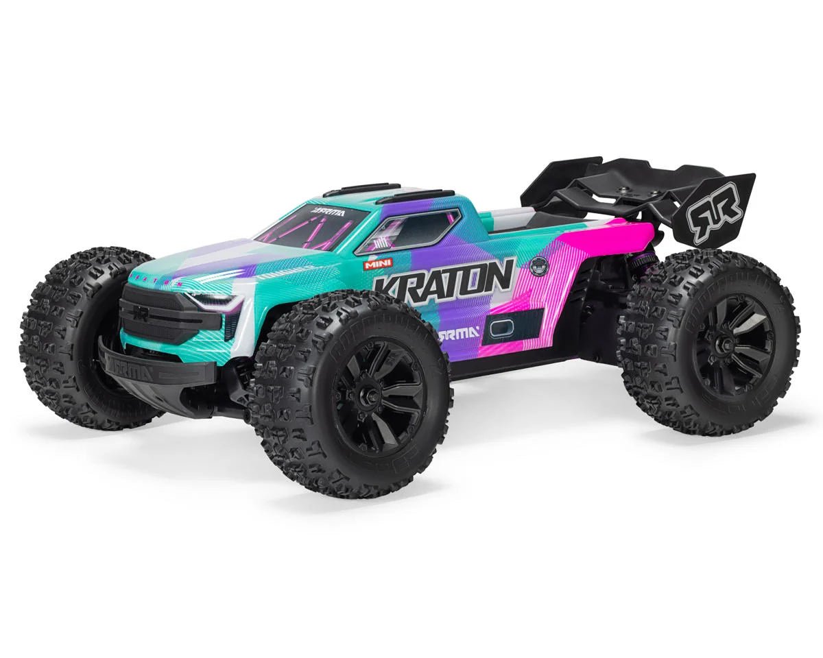 Arrma Mini Kraton 3S BLX 4X4 1/16 RTR Brushless Speed Monster Truck w/2.4GHz Radio, 3S LiPo Battery & Charger