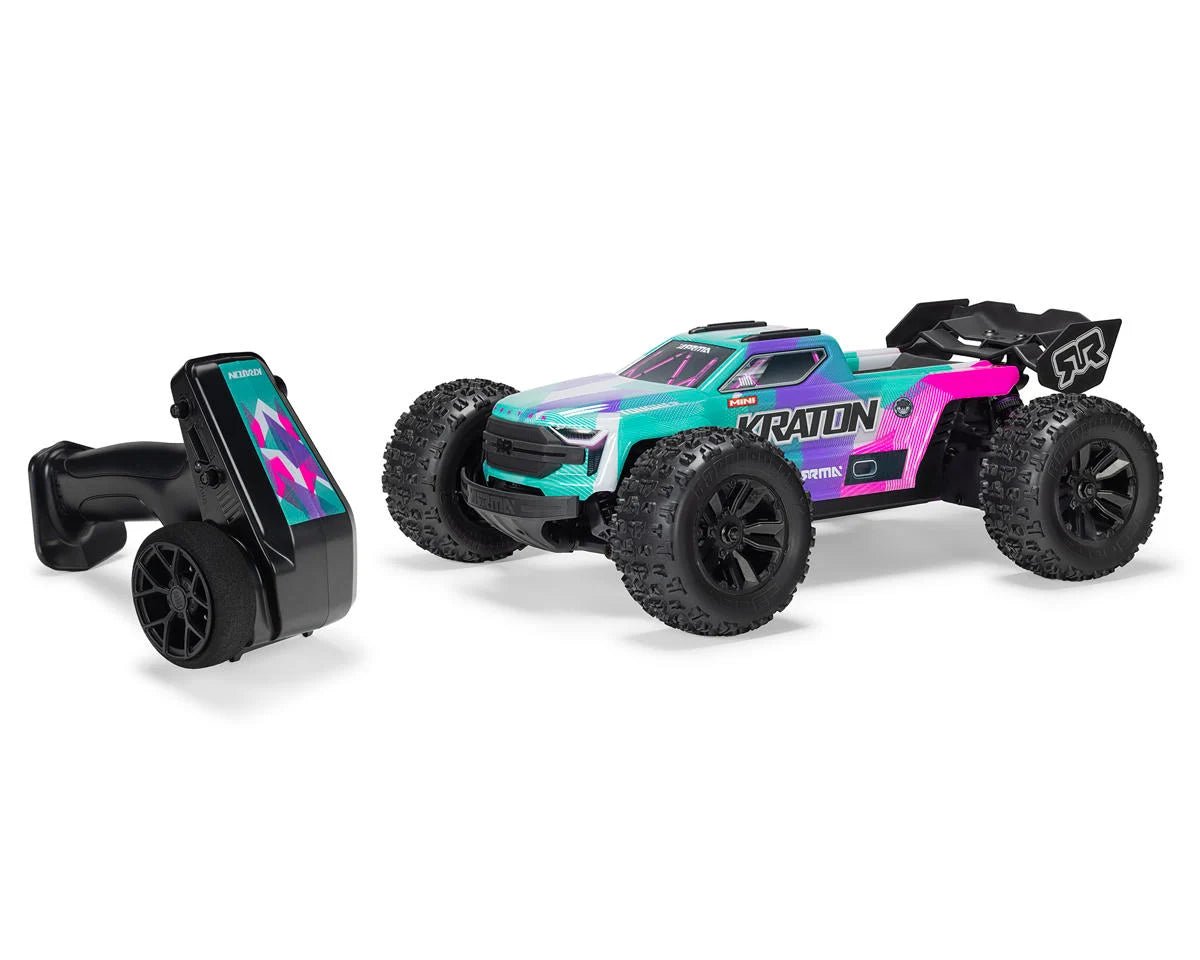 Arrma Mini Kraton 3S BLX 4X4 1/16 RTR Brushless Speed Monster Truck w/2.4GHz Radio, 3S LiPo Battery & Charger