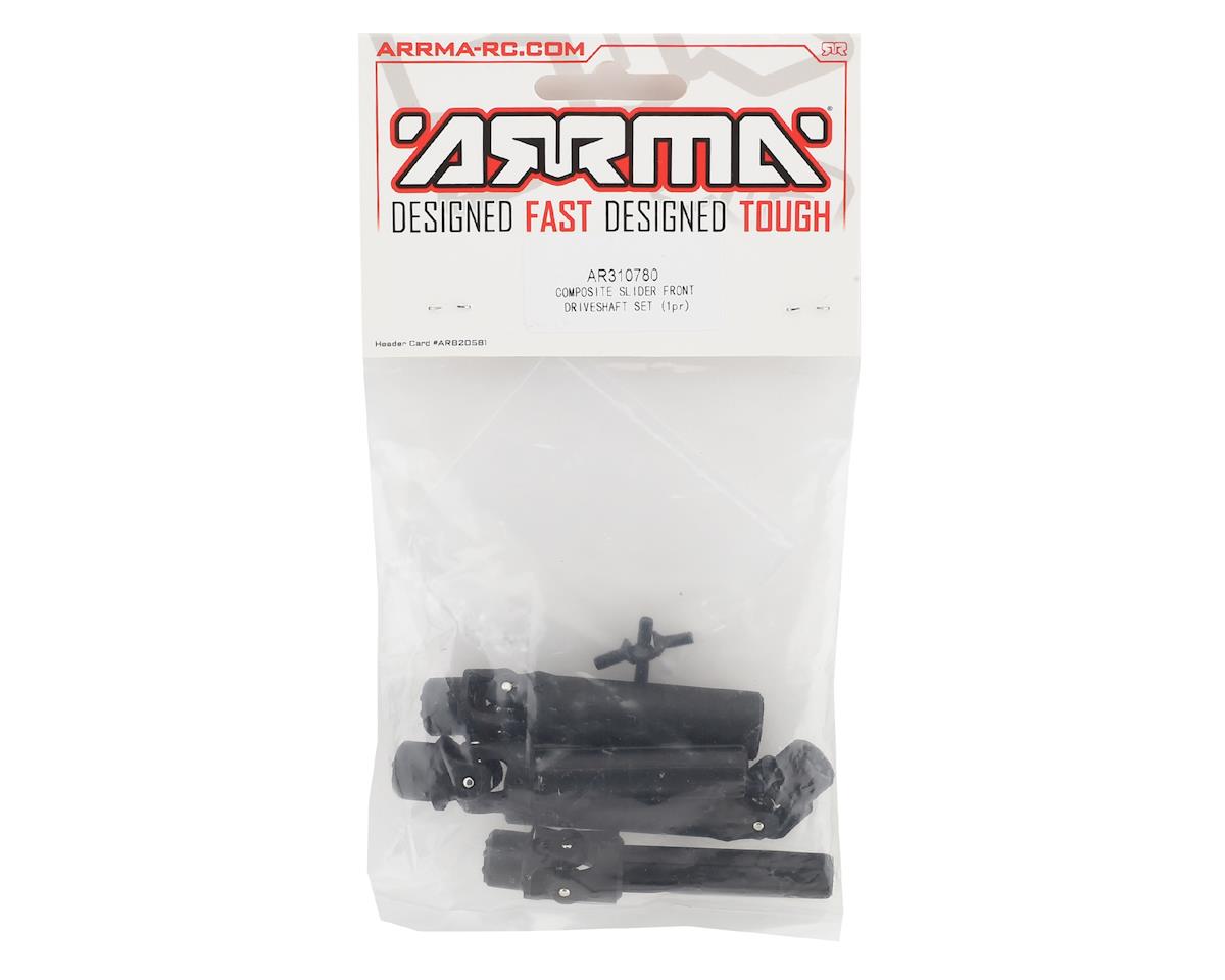 Arrma 4x4 Composite Front Slider Driveshaft Set
