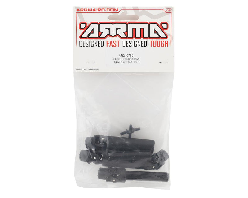 Arrma 4x4 Composite Front Slider Driveshaft Set