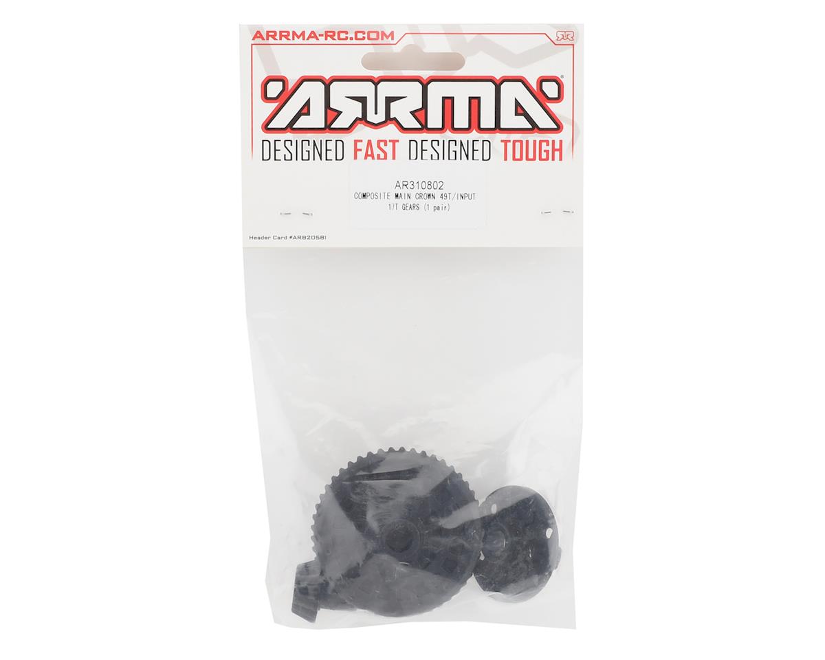 Arrma Differential Case Main Gear & Input Gear (49T/17T)