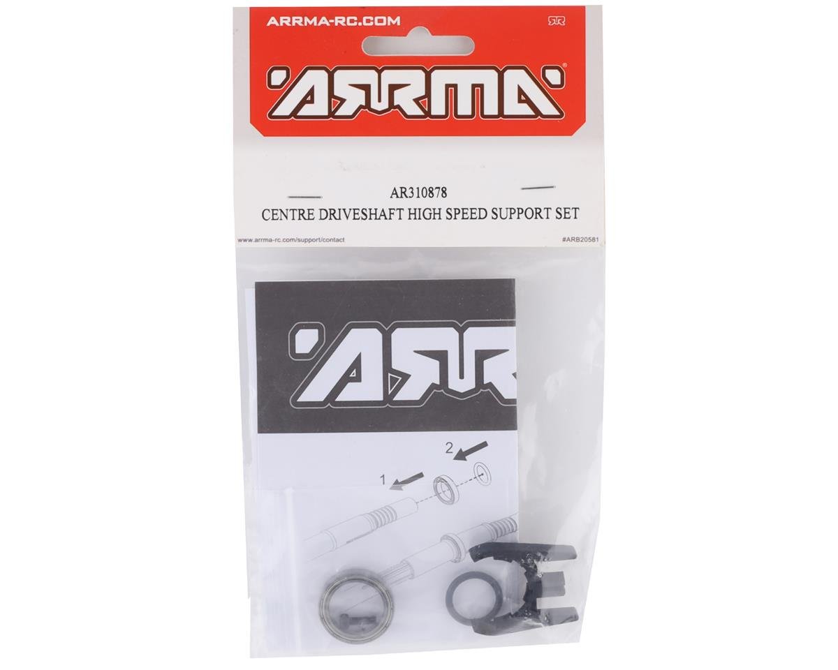 Arrma 310878 4x4 Center Driveshaft High Speed Support, 3S Granite/Senton/Typhon