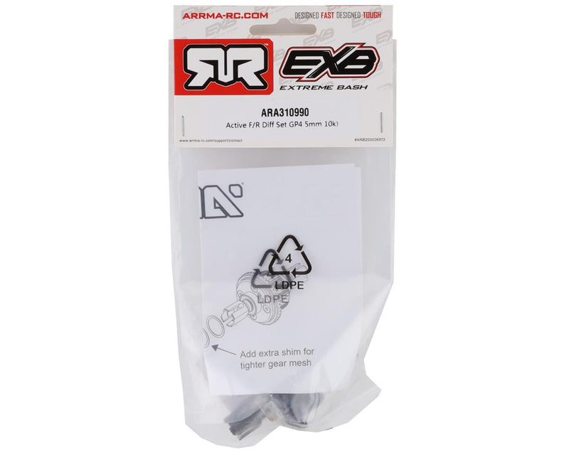 Arrma Slip Front/Rear Differential Set GP4 5MM 10K  6S Mojave /Kraton Roller
