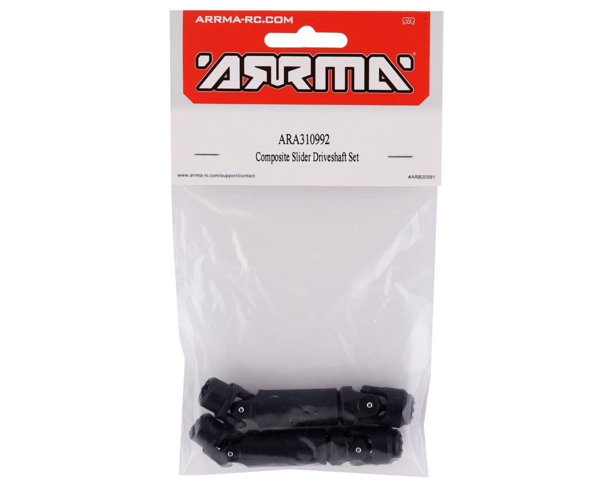 Arrma Infraction Mega/Vendetta 3S BLX Composite Slider Driveshaft Set (2)