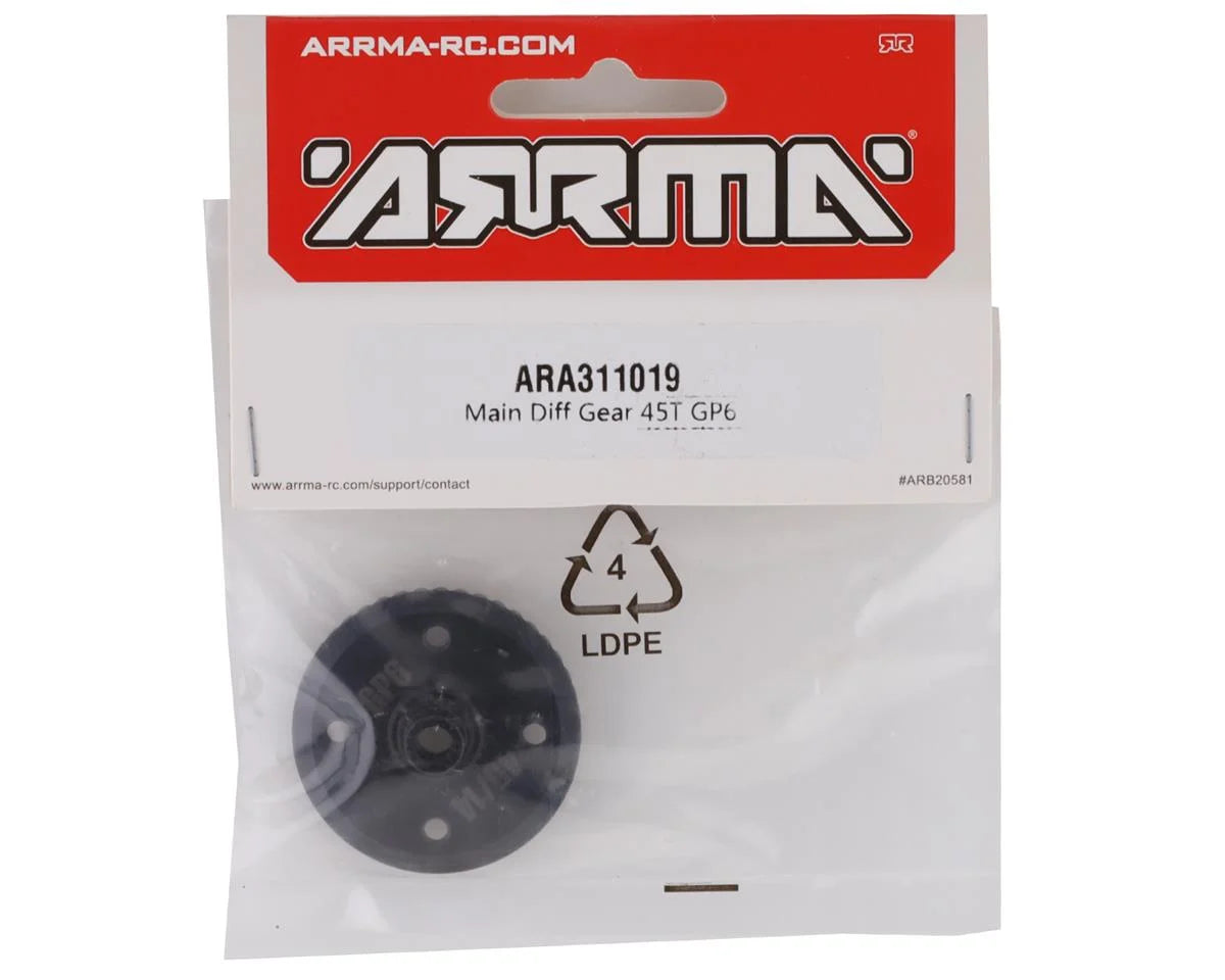Arrma GP6 Main Differential Gear (45T)