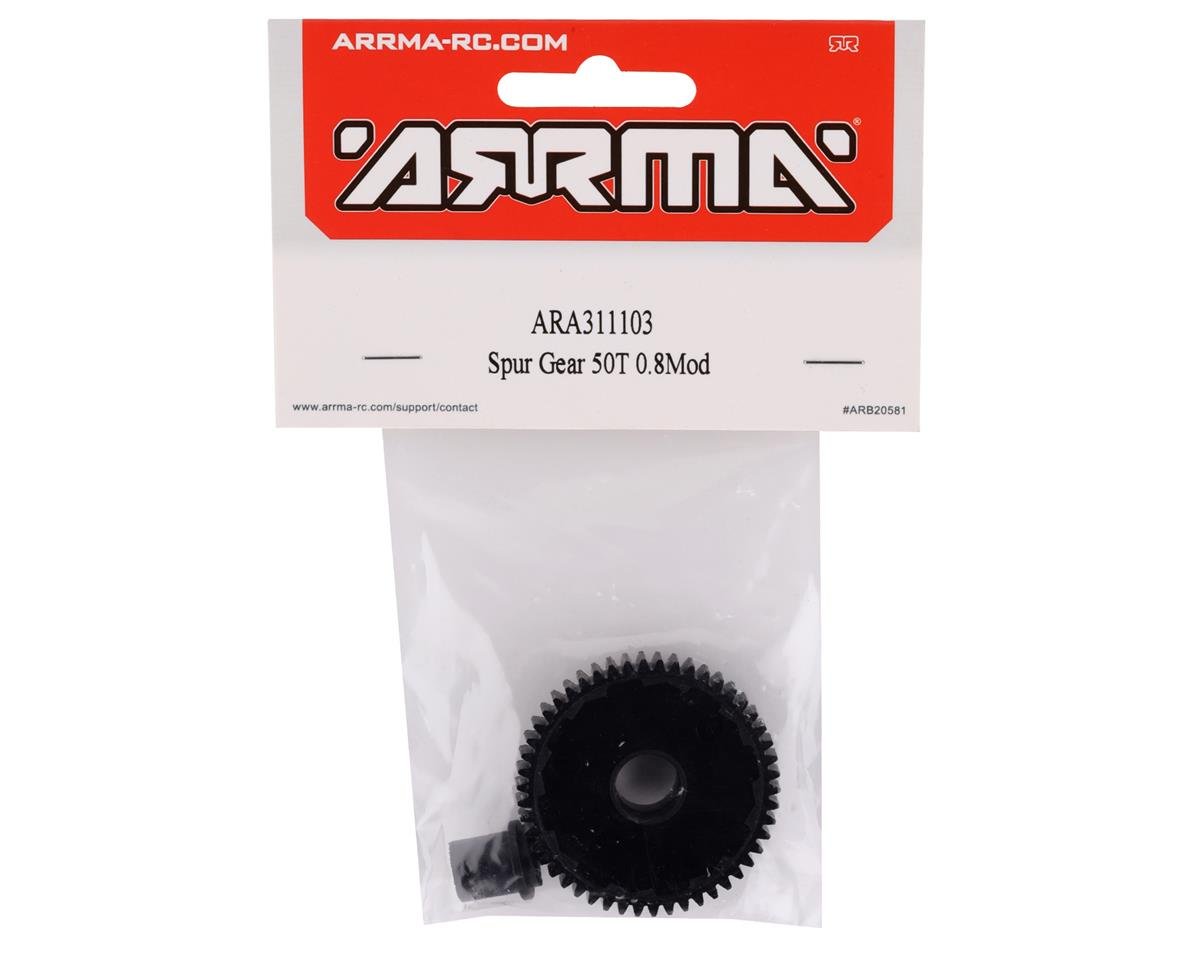 Arrma Mod 0.8 Spur Gear (50T) 1/8 INFRACTION 4X4 3S & 1/8 VENDETTA 4WD 3S